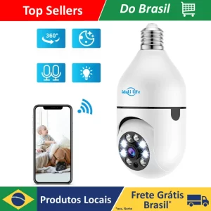 Câmera De Segurança Lâmpada Rosqueável Monitoramento Através Do APP Dafu Life Wi-Fi Câmera Giratória - AliExpress 30